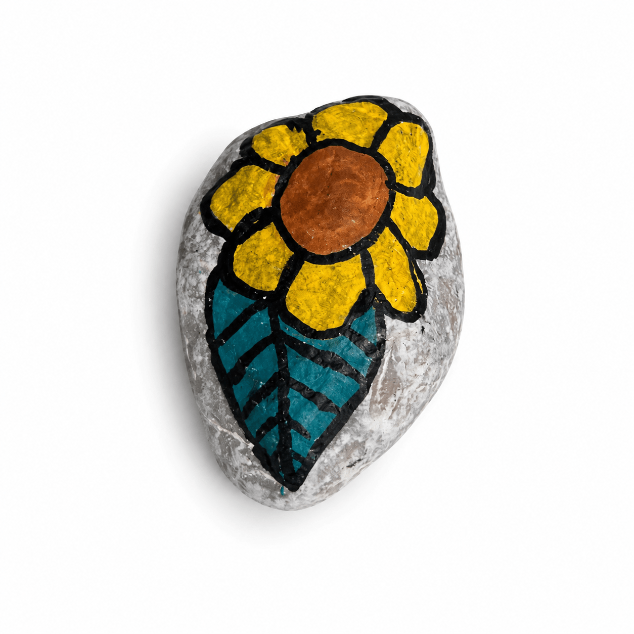 Rokita Girasol Soleado pintada a mano por Danna Camila